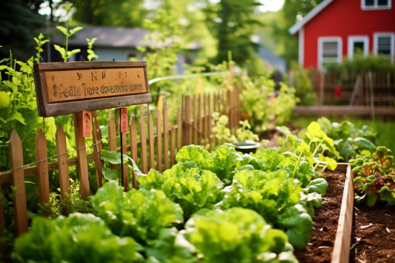 Ogródek warzywny przy domu